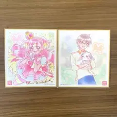 プリキュア色紙ART7　キュアワンダフル＆兎山悟兎山大福