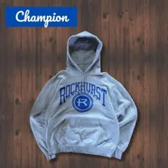 Champion パーカー XLライトグレー カレッジロゴ 背面カレッジロゴ