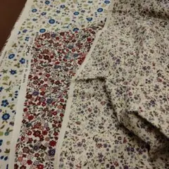 布地　ハギレ花柄　3枚　COTTONこばやし他