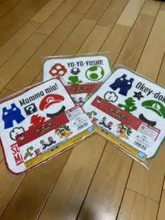 一番くじ　スーパーマリオ　タオルハンカチ3枚セット