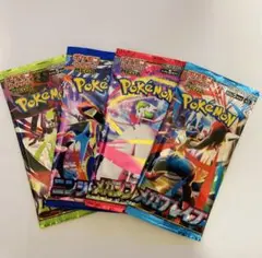 ポケモンカード 未開封パック 4種セット メガブレイブ メガシンフォニア 他
