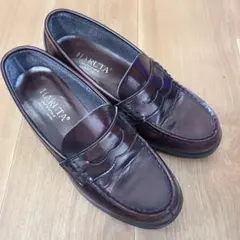 HARUTA ローファー 24cmEEE ダークブラウン　ジャマイカ