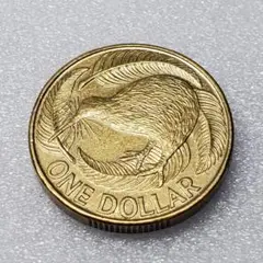 ニュージーランド　1ドル銀貨（ROWI:キーウィの種）2005年 ニュージーランド 1ドル銀貨（ROWI:キーウィの種）2005年