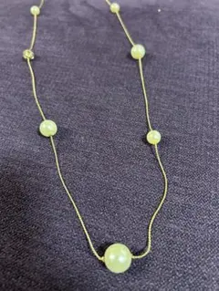 パール風ネックレス