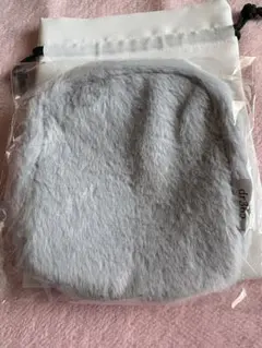 dr365 オリジナル エコファーポーチ グレー 収納袋付き