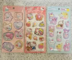 サンリオ シェイカーシール　スパンコールパーティ　ウォーターシール　３点　正規品