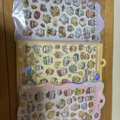 ボンボンドロップシールちいかわ 3シートセット