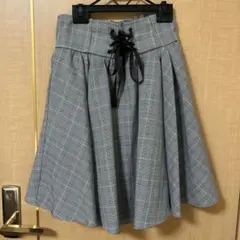 イング　チェックスカート