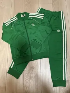 adidas originals 130 セットアップ 緑 ジャージ上下