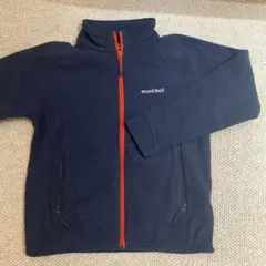 mont-bell キッズ フリースジャケット 130 ネイビー
