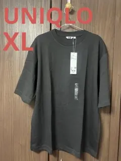 UNIQLO エアリズムコットンオーバーサイズボーダークルーネックT