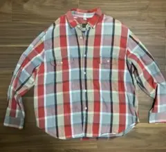 made in usa ビンテージ　ネルシャツ