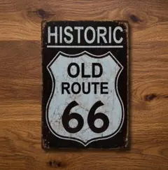 ブリキ看板 置物