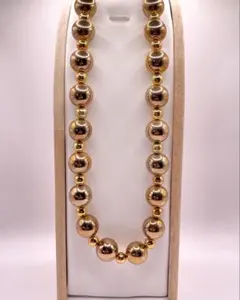 レトロ ゴールド アンティーク風 チョーカー ネックレス