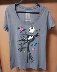 ジャック・スケリントン Tシャツ グレー