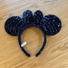 ディズニー　ミッキーカチューシャ 紺