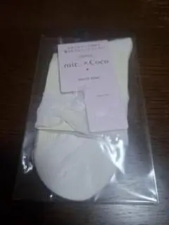 mir x Coco リボン付きホワイトソックス
