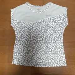 Paradiso パラディーゾ テニスウェア Tシャツ ハート柄 ヒョウ柄 Mのサムネイル