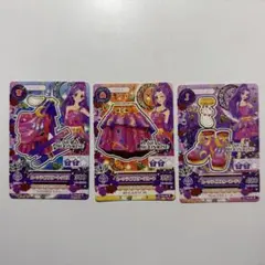 アイカツ！　神崎美月　ムーンライズスター コーデ　3枚セット