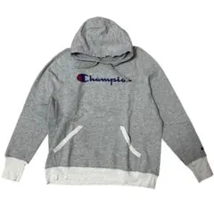 英*様 Champion グレー フード付きパーカー