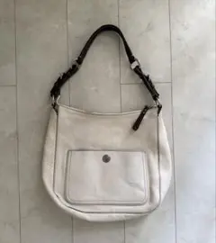 COACH レザー ショルダーバッグ ベージュ コーチ 1682 - メルカリ
