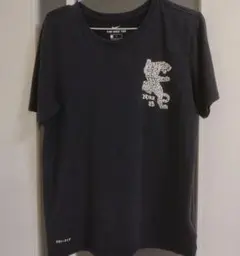 NIKE SB プリントTシャツ ブラック ヒョウ柄