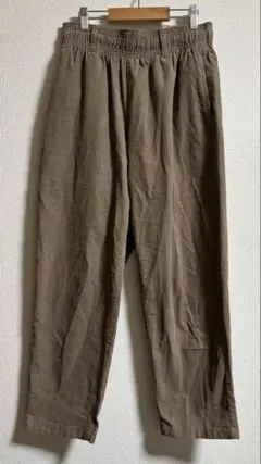 ジーユー　コーデュロイシェフパンツ