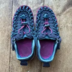 KEEN キッズサンダル ネイビー/ピンク　17cm