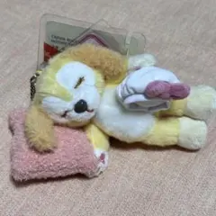 香港ディズニーランド おやすみ　クッキーアン ぬいぐるみストラップ