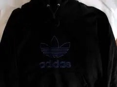 【PERU製·銀タグ】adidas/トレフォイル HOODIE 万国旗