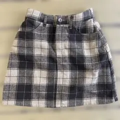 apres jour チェック柄ミニスカート