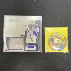 プロセカ はぴこれ 鏡音レン アクリルスタンド賞B 箔押し缶バッジ賞C