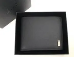 T09/031 美品 dunhill ダンヒル 内側 ロゴ総柄 二つ折り財布