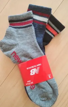 New Balance メンズソックス 3足セット 25-27cm