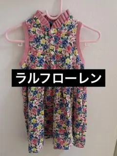 Ralph Lauren 花柄 ノースリーブ ワンピース 90