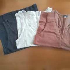 タンクトップ 3枚セット ノースリーブ