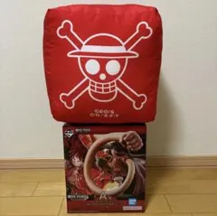 一番くじ　ワンピース　A賞　ルフィ　フィギュア　C賞　サイコロクッション