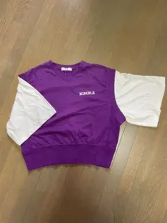 値下げ！！WEGOの紫スウェット　フリー