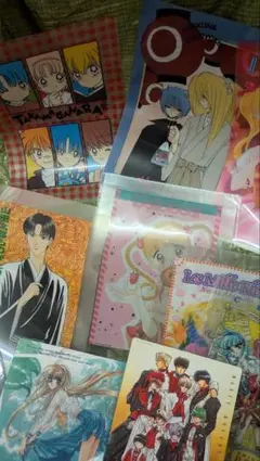 平成レトロCLAMP 含むクリアファイル 下敷きまとめ売り 1 - メルカリ