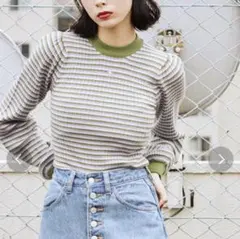 【 jouetie × Arnold Palmer】コラボボーダーニット