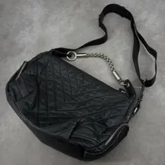 【y2k/00s】フルラ キルティング 2way ショルダーバッグ ハンド 黒