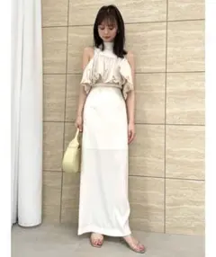 【新品未使用】スナイデル　バルーンキャミ×ノースリニットプルオーバー