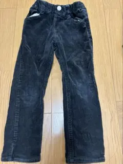 コーデュロイ 黒 ロングパンツのサムネイル