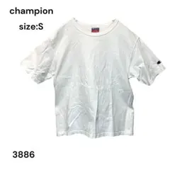 チャンピオン　champion シャツ　半袖　トップス　白　Ｓ　スポーツ