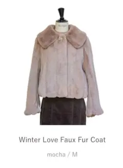 s*a様 Herlipto/Winter Love Faux Fur Coat