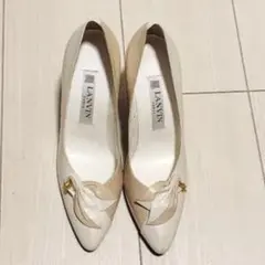 LANVIN パンプス ホワイト ベージュのサムネイル