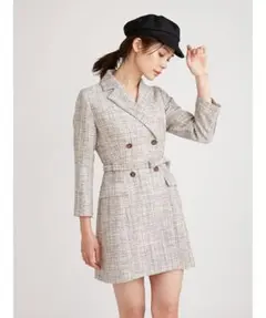 ★完売品★SNIDEL/ジャケットミニワンピース(MIX サイズ1)