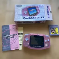 Nintendo ゲームボーイアドバンス　クリアピンク　＋ボンバーボーイ