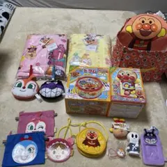 アンパンマン ブランケットとキャラクターグッズセット