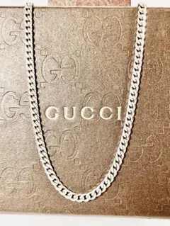 【超美品】GUCCI 喜平チェーン ネックレス 男女兼用　SV925 3ミリのサムネイル